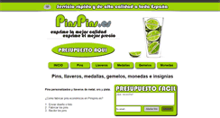 Desktop Screenshot of pinspins.es